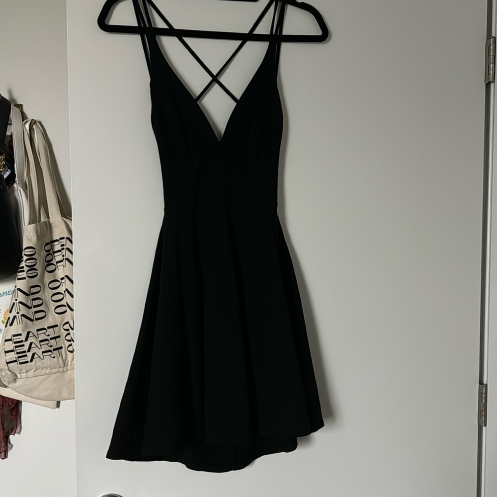 black lulus dress